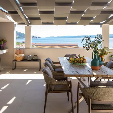 Βίλα Seaview Mila With 4 En-suite Bedrooms, Private Pool, Finnish Sauna, Treadmill, Sandy 250m *